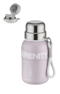 Vagonlife Taşıma Askılı - FF1005 Paslanmaz Çelik 600 ml Pipetli Outdoor Matara Termos Pudra