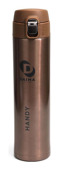 Daima Handy Paslanmaz Çelik 520 ml Outdoor Termos Termos Bronz