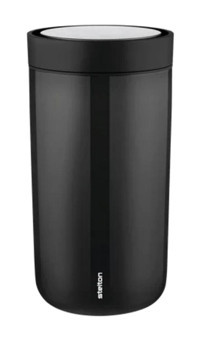 Stelton To Go Click Paslanmaz Çelik 0.2 lt Outdoor Bardak Termos Siyah