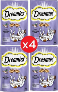 Dreamies Ördekli Yetişkin Kedi Maması 4x60 gr