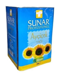 Sunar Profesyonel Teneke Ayçiçek Yağı 18 lt