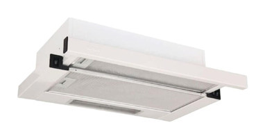 Ferrole 7022 Bacasız Sürgülü Karbon Filtreli Çift Motorlu Beyaz Ankastre 60 cm Aspiratör