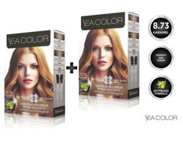 Sea Color 8-73 Karamel Krem Saç Boyası 2x50 ml