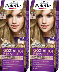 Palette 8.0 Koyu Sarı Krem Saç Boyası 2x50 ml