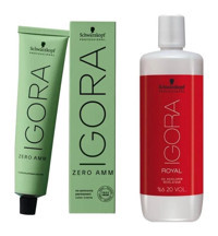 Schwarzkopf Igora Zero Amm 6.46 Koyu Kumral Bej Çikolata Krem Saç Boyası 8x60 ml