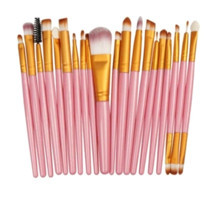 Roesıa Rose Cosmetics Profesyonel 20'li Makyaj Fırça Seti Pembe