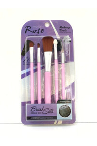 Roesıa Rose Cosmetics 5'li Makyaj Fırça Seti Mor