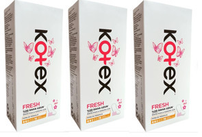 Kotex Fresh 48'li 3 Adet Uzun Günlük Ped