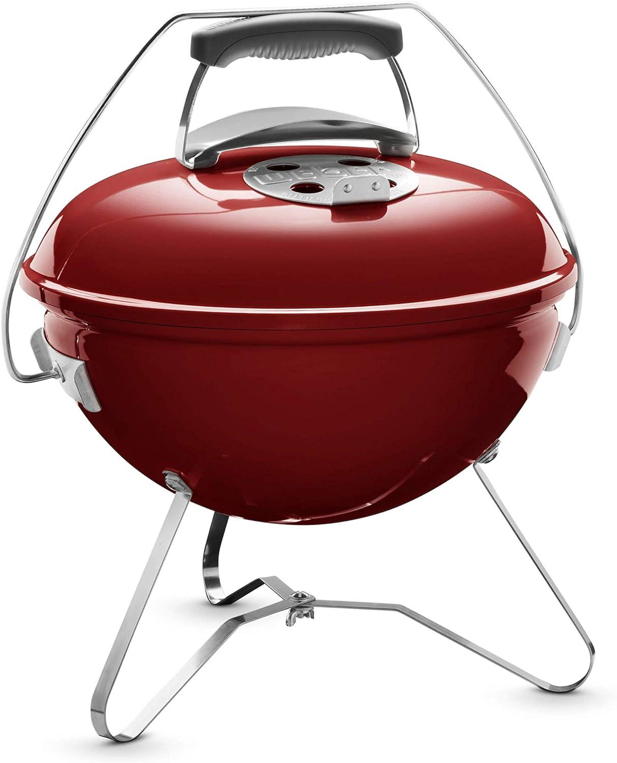 Weber Smokey Kömürlü Yuvarlak Sabit Ayaklı Barbekü Kırmızı