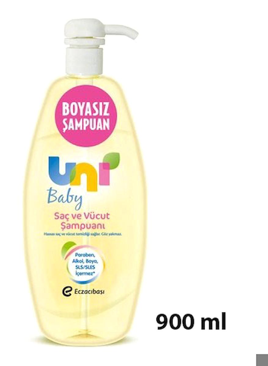 Uni Baby Göz Yakmayan Hipoalerjenik İçin Bebek Şampuanı 900 ml
