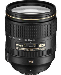 Nikon AF-S 24-120 mm f/4 Teleconverter Lens
