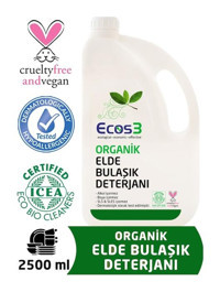 Ecos3 Aleo Vera Kokulu Organik Jel El Bulaşık Deterjanı 2.5 lt