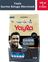 Yayla Gurme Beluga Mercimek 8x500 gr