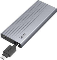 Lexar E10 500 GB USB USB 3.2 Gen 2 Taşınabilir SSD Gri
