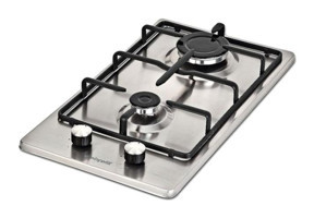 Eminçelik 41020 Gazlı Metal 2 Gözlü Gri Ankastre Ocak