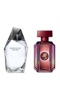 Avon Perceive-İmari 2 Parça Erkek - Kadın Parfüm Seti EDT