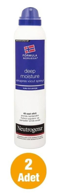 Neutrogena Deep Moisture Nemlendiricili Kadın Vücut Spreyi 200 ml