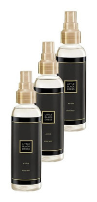 Avon Little Black Dress Aromatik Kadın Vücut Spreyi 3x100 ml