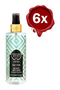 Eyüp Sabri Tuncer Factor Çiçeksi Kadın Vücut Spreyi 6x250 ml