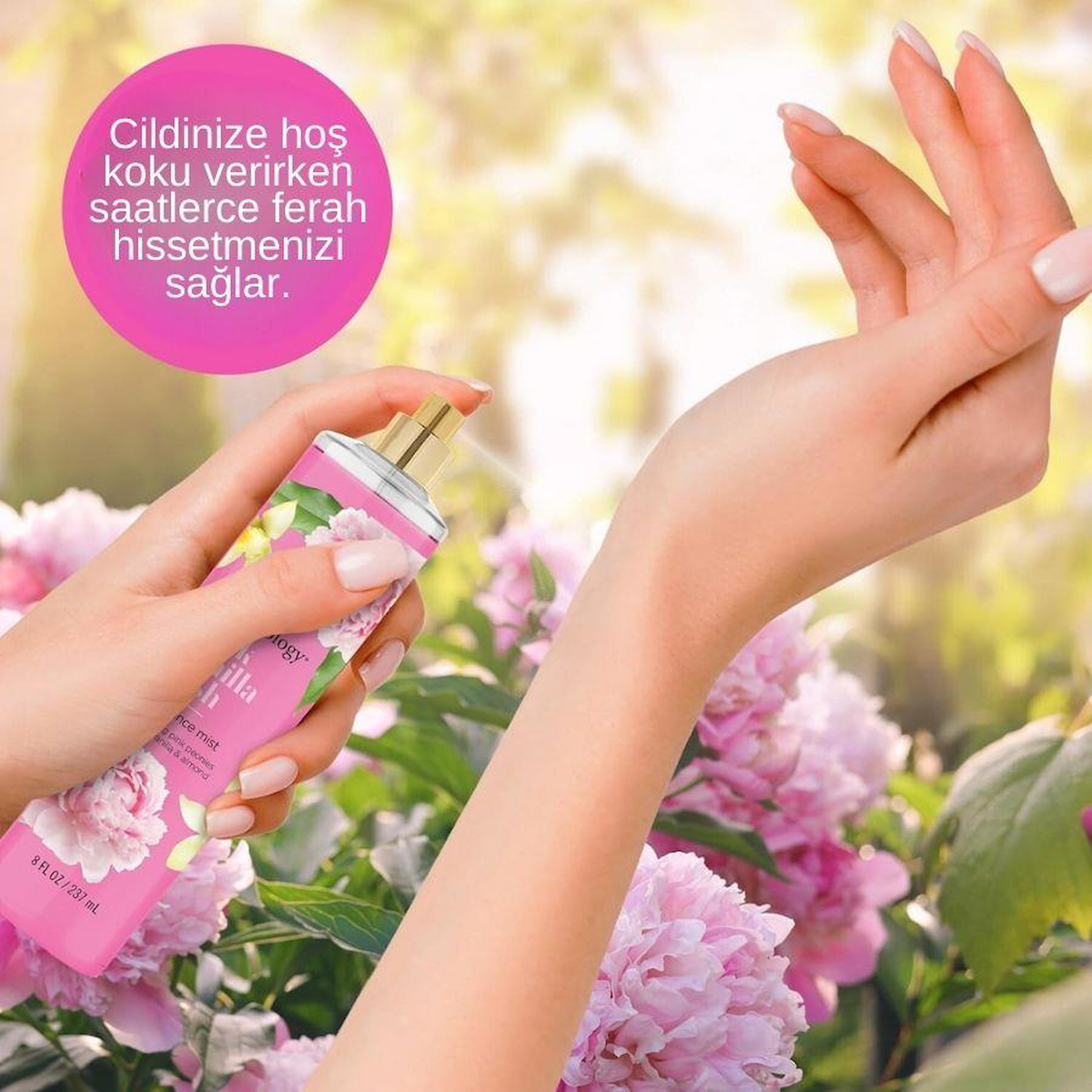 Bodycology Pink Vanilla Wish Vanilya Kadın Vücut Spreyi 237 ml