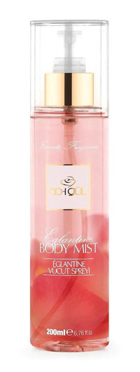 Ab-ı Gül Eglantine Çiçeksi Hyalüronik Asit İçeren Nemlendiricili Kadın Vücut Spreyi 200 ml