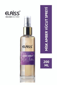 Elaiss Amber-Misk Kadın Vücut Spreyi 200 ml