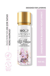 So...? Unique White Blossom Çiçeksi Kadın Vücut Spreyi 150 ml