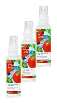 Avon Senses Italian Escape Greyfurt-Nar Kadın Vücut Spreyi 3x100 ml
