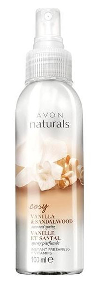 Avon Naturals Cosy Odunsu-Vanilya Kadın Vücut Spreyi 100 ml