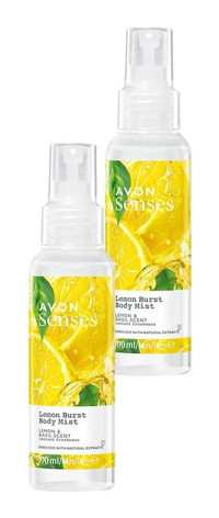 Avon Lemon Burst Meyvemsi Kadın Vücut Spreyi 2x100 ml