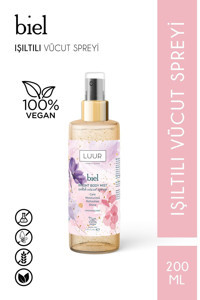 Luur Cosmetics & More Biel Meyvemsi Simli Nemlendiricili Kadın Vücut Spreyi 200 ml