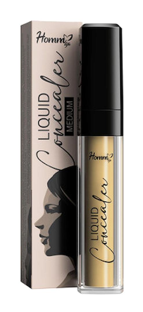 Homm Bitkisel Life Liquid Custard Nemlendiricili Göz Altı ve Yüz Likit Fırça Kapatıcı