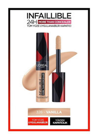 L'oréal Paris Infaillible 326 Vanilla Nemlendiricili Göz Altı ve Yüz Likit Fırça Kapatıcı