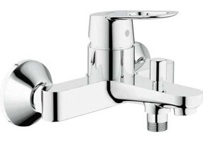 Grohe Start Loop Pirinç Çiftli Aç Kapa Yarı Ankastre Oynar Başlık Banyo Bataryası Gümüş
