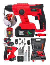 Daflong BRUSHLESS 1100 W 5000 darbe/dk 2.9 kg Akülü Şarjlı Kırıcı Delici Matkap