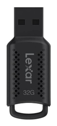 Lexar Jumpdrive V400 Şifreli USB 3.0 Type A 32 GB Flash Bellek Siyah
