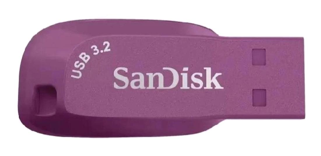 Sandisk Ultra Shift SDCZ410-128G-G46CO Şifreli USB 3.2 Type A 128 GB Flash Bellek Mor