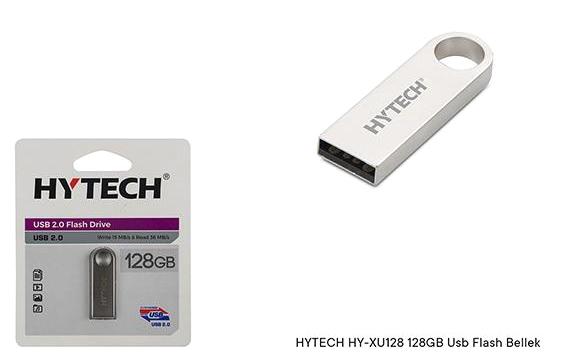 Hytech HY-XU128 Mini USB 2.0 Type A 128 GB Flash Bellek Metal