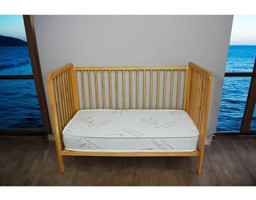 Mega Life Dikdörtgen Pamuk Ortopedik 80x120 cm Beşik Bebek Yatağı