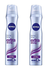 Nivea No: 4 Şekillendirici Islak Görünümlü Provitaminli Ekstra Güçlü Saç Spreyi 2x250 ml