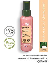 Yves Rocher Douceur Besleyici Islak Görünümlü Kestane Sütlü Hafif Saç Spreyi 150 ml