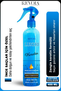 Revola Isıdan Koruyucu Islak Görünümlü Keratinli Ekstra Güçlü Fön Suyu 400 ml
