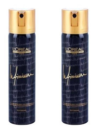 L'Oreal Paris Infinium Extreme Şekillendirici Islak Görünümlü Keratinli Güçlü Saç Spreyi 2x75 ml