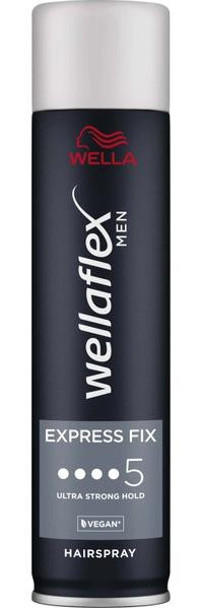 Wella Men Express Fix Ekspres Sabitleyici Islak Görünümlü Provitaminli Güçlü Saç Spreyi 250 ml