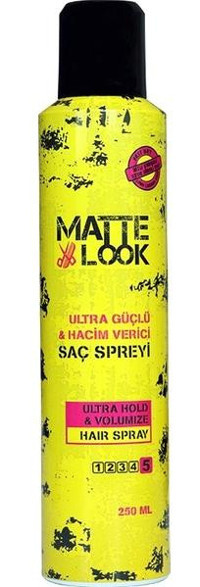 Matte Look Şekillendirici Islak Görünümlü Keratinli Ekstra Güçlü Saç Spreyi 250 ml