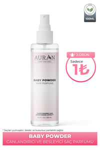 Auran Baby Powder Besleyici Islak Görünümlü Keratinli Güçlü Saç Spreyi 100 ml