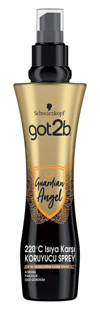 Schwarzkopf Got2B - Guardian Angel Isıdan Koruyucu Islak Görünümlü Keratinli Güçlü Saç Spreyi 200 ml