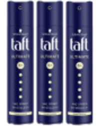 Schwarzkopf Taft Ultimate No: 5 Sabitleyici Islak Görünümlü Provitaminli Ekstra Güçlü Saç Spreyi 3x250 ml