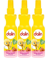 Dalin Şekillendirici Islak Görünümlü Badem Özlü Güçlü Saç Spreyi 3x200 ml