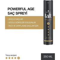 Schwarzkopf Taft Powerful Age No: 5 Dolgunlaştırıcı Islak Görünümlü Provitaminli Saç Spreyi 250 ml